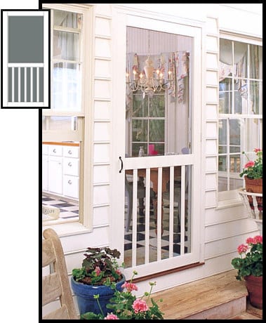 5 Bar Screen Door