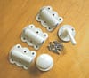 White hardware