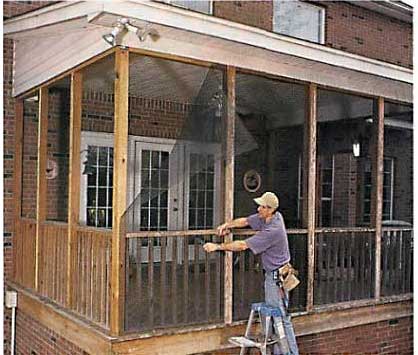 Designer Screen Doors on Doors  Weekend Project  Screen It Yourself Porch   In The News