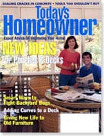 Screen-It-Yourself Porch: A clever new way to replace or install porch screening; Today's Homeowner, July/August 2000