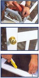 Screen Door Installation