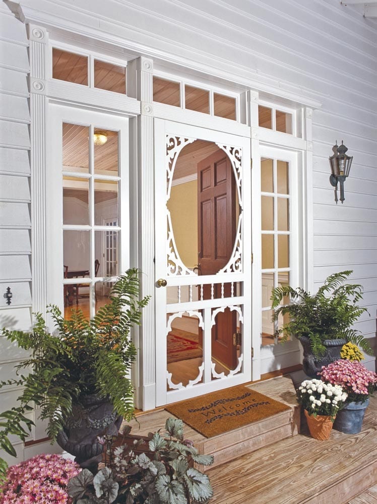 Charlestowne White Vinyl Screen Door View By Screen Tight