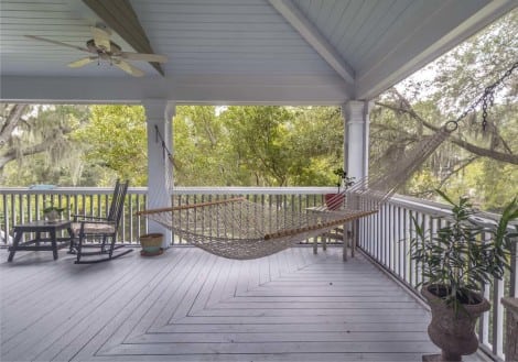 Hammock on Screen Porch By Screen Tight