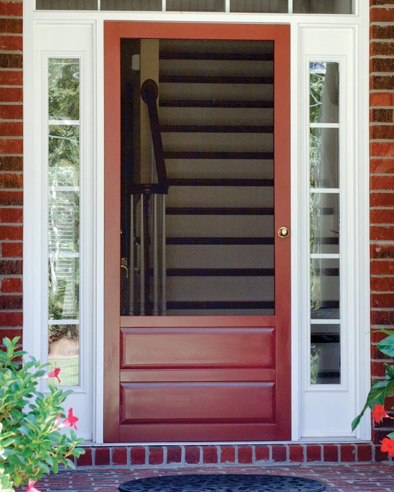 Hampton Wood Screen Door View From Screen Tight