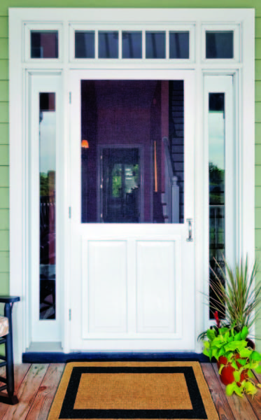 Pioneer Wood & Vinyl Screen Door By Screen Tight