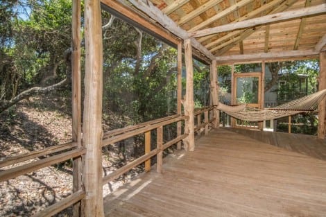 Inside View of a Rustic Screen Porch By Screen Tight