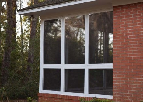 Screen Block System Featuring Winter View Film By Screen Tight