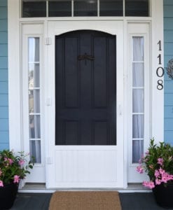 Seabrook Vinyl Screen Door Front View from Screen Tight