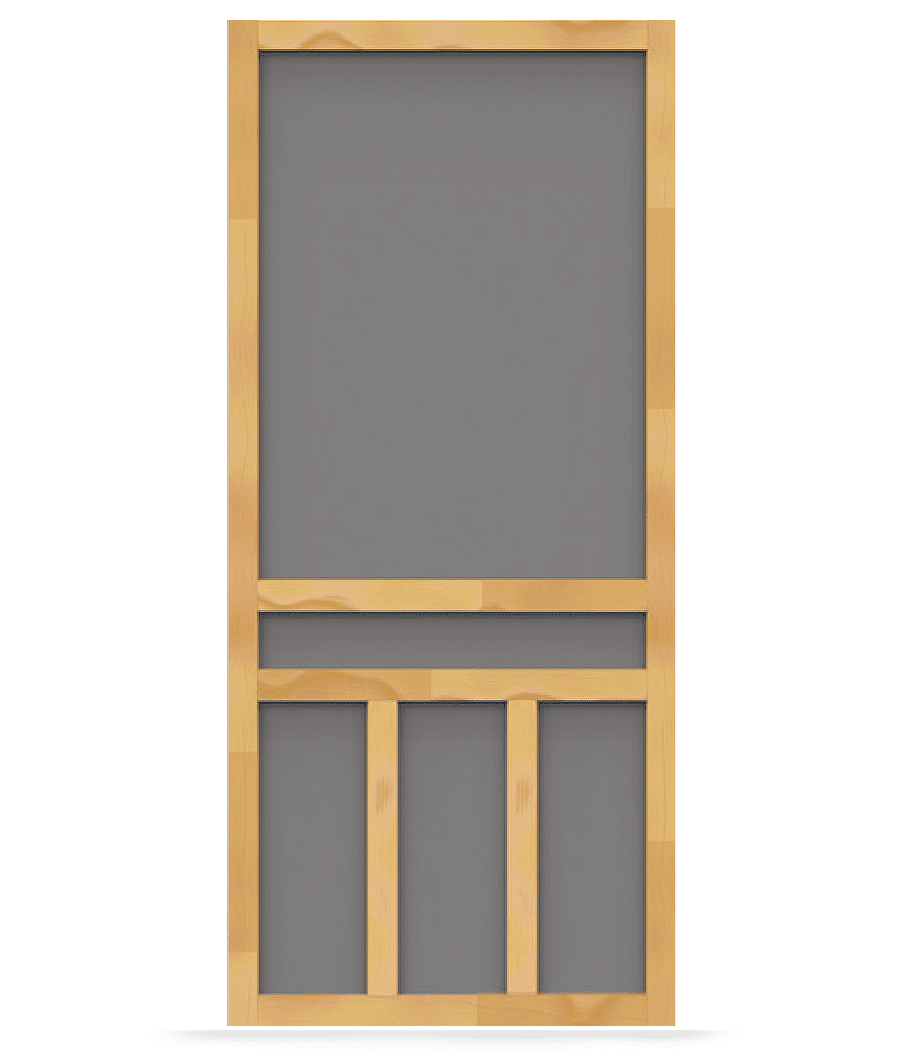 Creekside Wood Screen Door Screen Tight