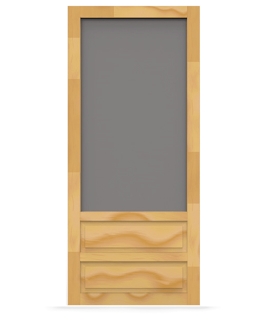 Hampton wood screen door tight and solid Hampton wood screen door tight and solid