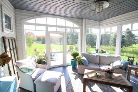 Screen Block Enclosed Porch By Screen Tight