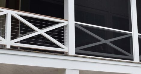 Deck Railing Guard Screen