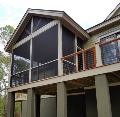 Elevated Screen Porch By Screen Tight