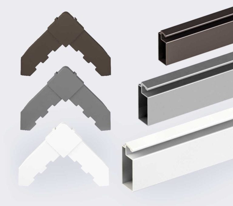 window screen frame kit white