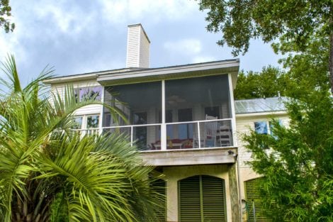 Screened Deck Exterior