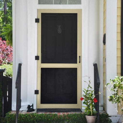 Woodcraft Screen Door with Pet Guard View By Screen Tight