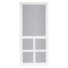 Lafayette Wide Stile Solid Vinyl Screen Door by Screen Tight
