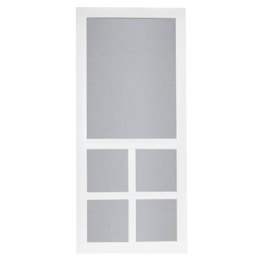 Lafayette Wide Stile Solid Vinyl Screen Door by Screen Tight