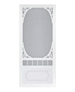 Belle Harbour solid vinyl screen door from Screen Tight