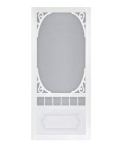 Belle Harbour solid vinyl screen door from Screen Tight