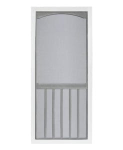 Brookgreen White Solid Screen Door from Screen Tight