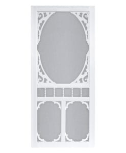 Charlestowne solid vinyl screen door from Screen Tight