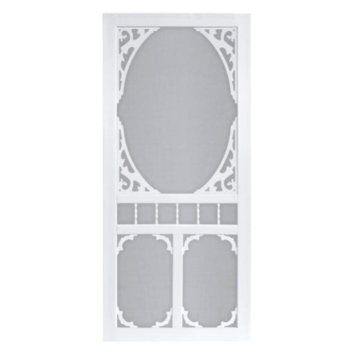 Charlestowne solid vinyl screen door from Screen Tight