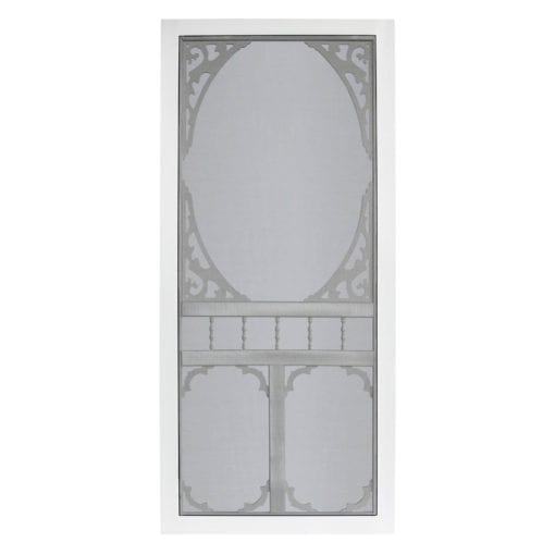 Charlestowne solid vinyl screen door from Screen Tight