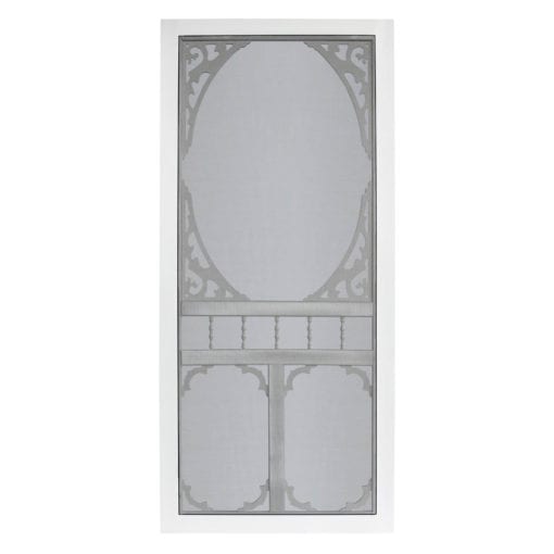 Charlestowne solid vinyl screen door from Screen Tight