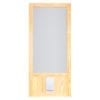 Chesapeake Wood Screen Door with Medium Pet Door by Screen Tight