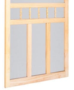 Classic Wood Screen Door Bottom View By Screen Tight