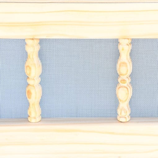 Classic Wood Screen Door Close View By Screen Tight