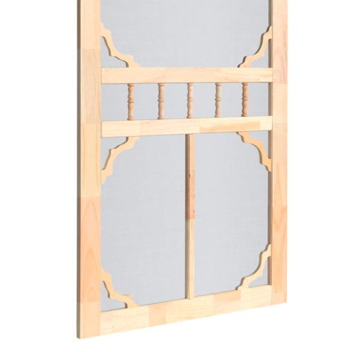 Colonial Wood Screen Door Bottom View By Screen Tight