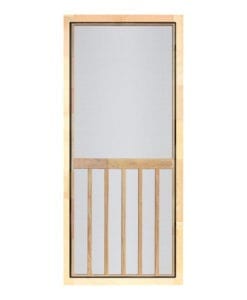 Wood Five Bar Screen Door By Screen Tight.