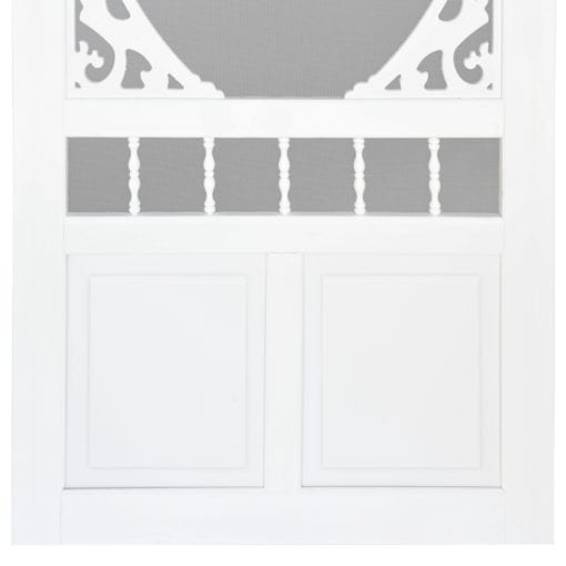 Georgian White Vinyl Screen Door - Image 6