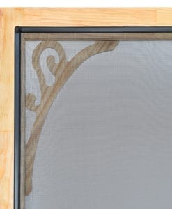 Glenwood Wood Screen Door Corner View By Screen Tight