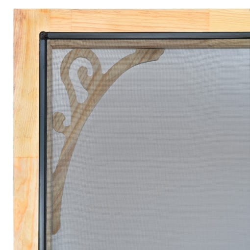 Glenwood Wood Screen Door Corner View By Screen Tight