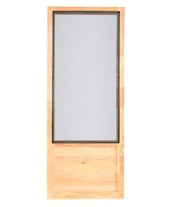 Hampton Wood Screen Door Front View By Screeen Tight