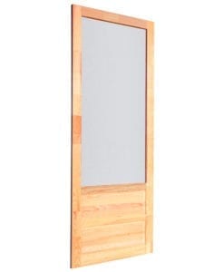 Hampton Wood Screen Door Side View By Screeen Tight