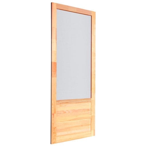 Hampton Wood Screen Door Side View By Screeen Tight