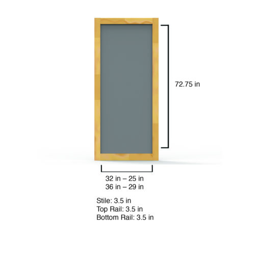 Meadow Wood Screen Door Dimensions By Screen Tight