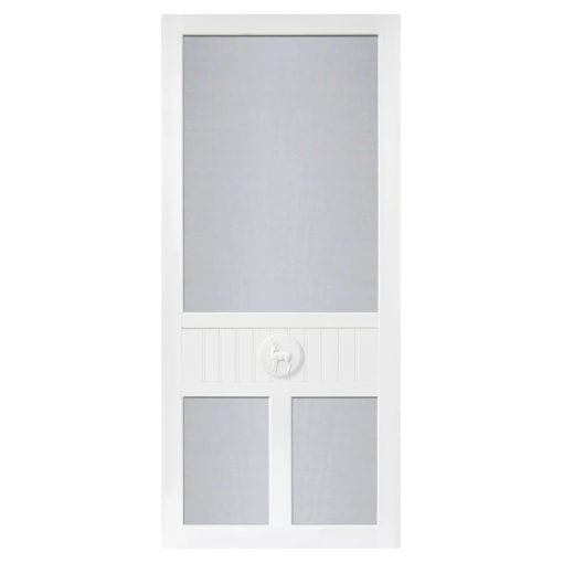 Deer Medallion Solid Vinyl Door by Screen Tight