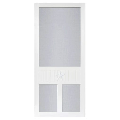 Starfish Medallion screen door from Screen Tight