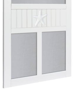 Starfish Medallion Solid Vinyl Screen Door Symbol View