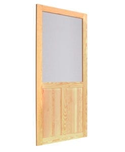 Pioneer Wood Screen Door Side View from Screen Tight