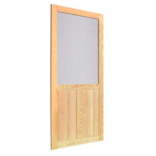 Pioneer Wood Screen Door Side View from Screen Tight