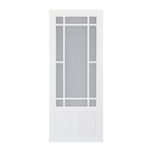 Prarieview solid vinyl screen door from Screen Tight