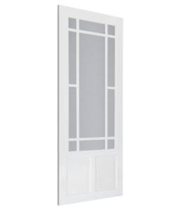 Prarieview Solid Vinyl Screen Door Side View from Screen Tight