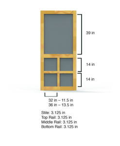 Summit Wood Screen Door Dimensions From Screen Tight