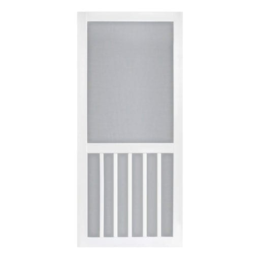 Vinyl Five Bar screen door